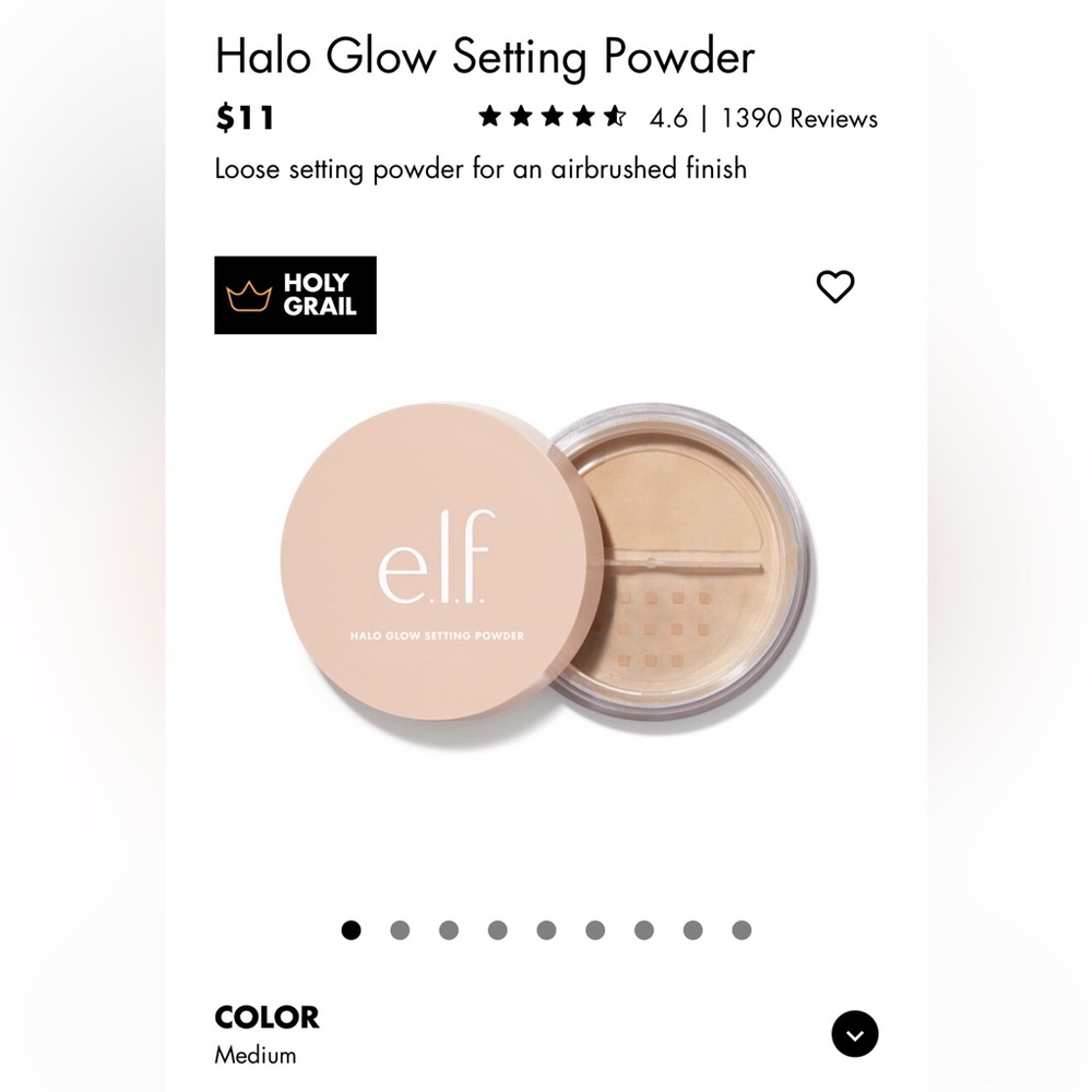elf Halo Glow Setting Powder